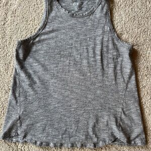 Lift black and white strip tank top size medium